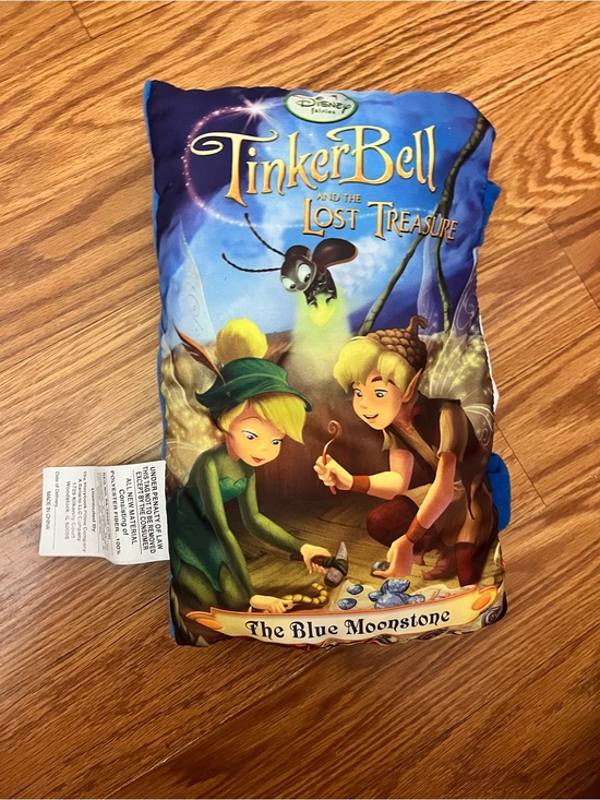 Disney Other - Disney Tinker Bell Plush Story Pillow
